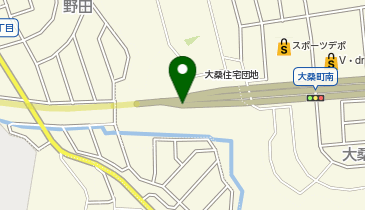 金沢外環状道路山側幹線(山側環状) 大桑IC 下り 入口の地図画像