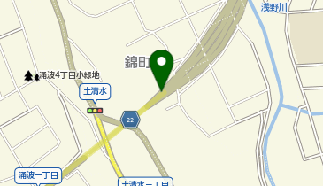 金沢外環状道路山側幹線(山側環状) 涌波IC 上り 入口の地図画像