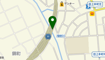 金沢外環状道路山側幹線(山側環状) 涌波IC 下り 出口の地図画像