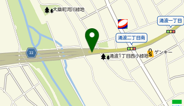 金沢外環状道路山側幹線(山側環状) 涌波IC 下り 入口の地図画像