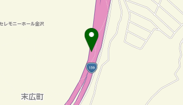 金沢外環状道路山側幹線(山側環状) 東長江IC 上り 出口の地図画像