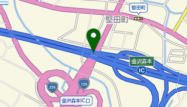 金沢外環状道路山側幹線(山側環状) 金沢森本IC 上り 入口の地図画像