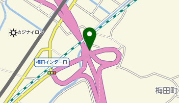 金沢外環状道路山側幹線(山側環状) 梅田IC 下り 出口の地図画像