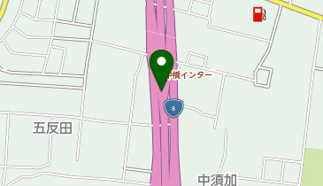 津幡バイパス 中橋IC 上り 出口の地図画像