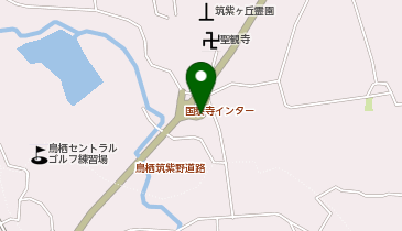 鳥栖筑紫野道路 国泰寺IC 上り 入口の地図画像