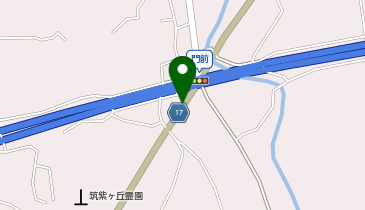 鳥栖筑紫野道路 門前交差点 下り 出口の地図画像