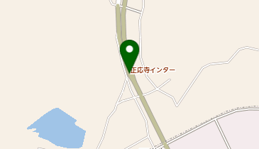 鳥栖筑紫野道路 正応寺IC 下り 出口の地図画像