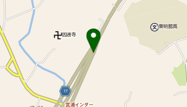 鳥栖筑紫野道路 宮浦IC 上り 出口の地図画像