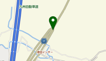 鳥栖筑紫野道路 原田IC 上り 出口の地図画像