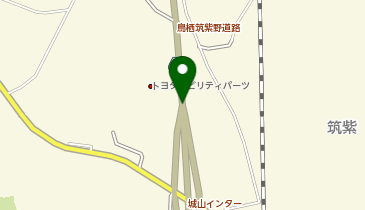 鳥栖筑紫野道路 城山IC 上り 出口の地図画像