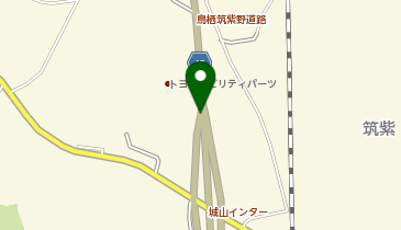 鳥栖筑紫野道路 城山IC 下り 入口の地図画像