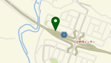 鳥栖筑紫野道路 立明寺IC(むさしヶ丘団地) 上り 出口の地図画像