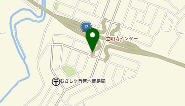 鳥栖筑紫野道路 立明寺IC(むさしヶ丘団地) 下り 入口の地図画像