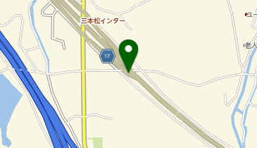 鳥栖筑紫野道路 三本松IC 下り 出口の地図画像