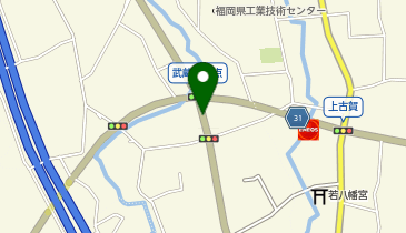 鳥栖筑紫野道路 武蔵交差点 下り 出口の地図画像