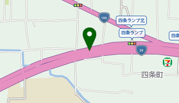 大和高田バイパス 四条 下り 出口の地図画像