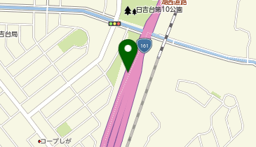 湖西道路 坂本北IC 上り 入口の地図画像