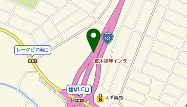 湖西道路 仰木雄琴IC 上り 入口の地図画像