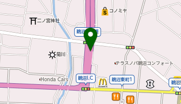 坂祝バイパス 鵜沼IC 下り 出口の地図画像