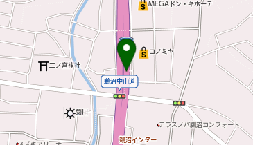 坂祝バイパス 鵜沼中山道交差点 下り 出口の地図画像