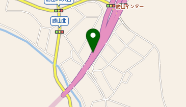 坂祝バイパス 勝山IC 上り 出口の地図画像