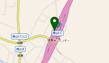 坂祝バイパス 勝山IC 上り 入口の地図画像