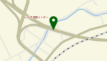 小名浜道路 いわき添野IC 下り 出口の地図画像