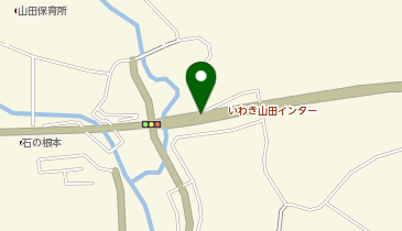 小名浜道路 いわき山田IC 上り 入口の地図画像