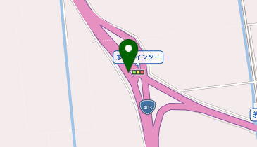 亀田バイパス 茅野山IC 下り 入口の地図画像