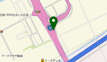 亀田バイパス 姥ヶ山IC 上り 入口の地図画像