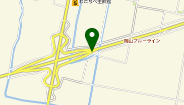 岡山ブルーライン 瀬戸内IC 上り 出口の地図画像