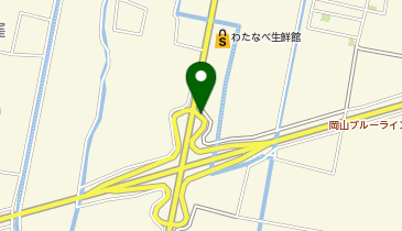 岡山ブルーライン 瀬戸内IC 下り 入口の地図画像