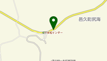 岡山ブルーライン 一本松IC(交差点) 上り 出口の地図画像