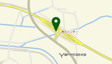 岡山ブルーライン 邑久IC 上り 入口の地図画像