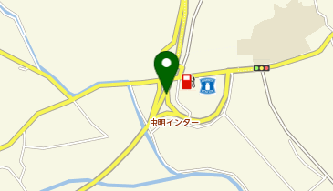 岡山ブルーライン 虫明IC 上り 出口の地図画像