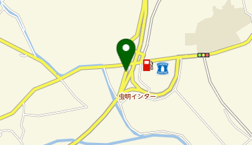 岡山ブルーライン 虫明IC 下り 出口の地図画像