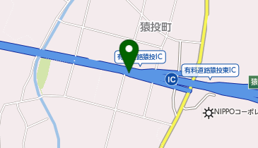 猿投グリーンロード 猿投IC 下り 入口の地図画像