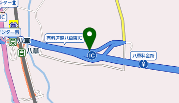 猿投グリーンロード 八草東IC 上り 出口の地図画像