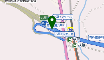 猿投グリーンロード 八草IC 下り 出口の地図画像