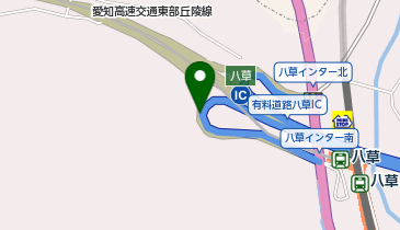 猿投グリーンロード 八草IC 下り 入口の地図画像