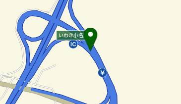 常磐自動車道 いわき小名浜IC 上り 入口の地図画像