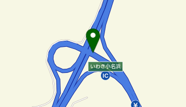 常磐自動車道 いわき小名浜IC 下り 出口の地図画像