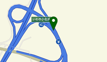 常磐自動車道 いわき小名浜IC 下り 入口の地図画像