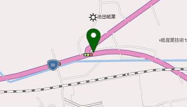 高知西バイパス 波川IC 上り 入口の地図画像