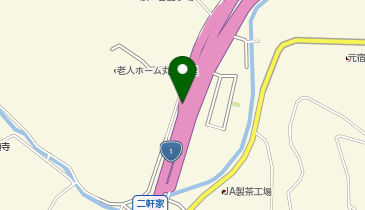 岡部バイパス 丸子IC 上り 出口の地図画像