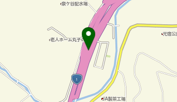 岡部バイパス 丸子IC 下り 入口の地図画像