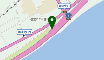 静清バイパス 興津IC 上り 出口の地図画像