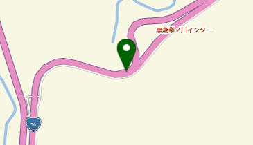 高知自動車道(無料区間) 黒潮拳ノ川IC 上り 入口の地図画像