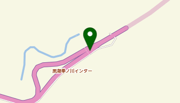 高知自動車道(無料区間) 黒潮拳ノ川IC 下り 出口の地図画像