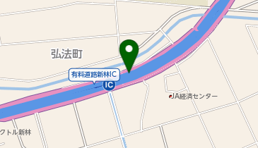 衣浦豊田道路 新林IC 上り 入口の地図画像